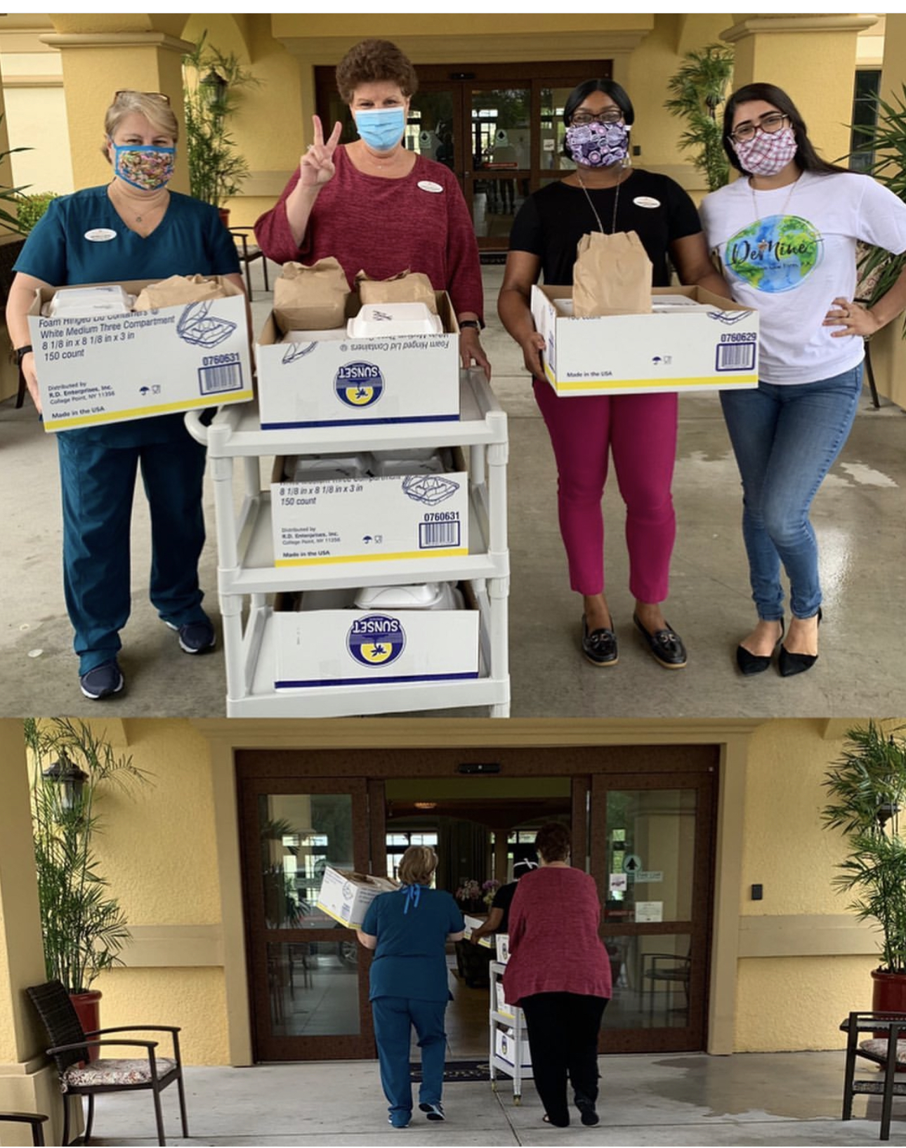 Donation of Food to Healthcare Workers During the Pandemic DeMine Immigration Law Firm